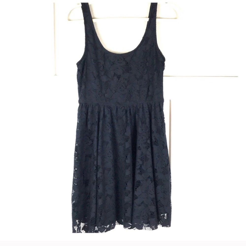 Zara black lace sundress